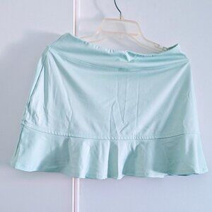 Tommy Bahama Golf Skort Size Medium Mint Green Ruffle Hem Athletic Tennis Skirt